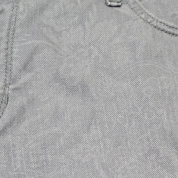 Gap 1969 Gray Always Skinny Jeans Stretch Muted Floral Denim Womens Size 33r Zip - Picture 7 of 9